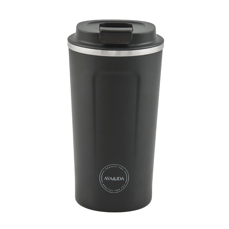 AYA&IDA CUP2GO Termokop 500 ml – Sort til Rejsen