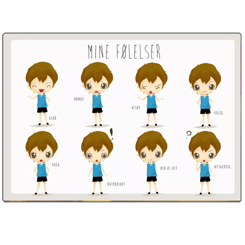 Dækkeserviet til drenge – Udforsk følelser hjemme!