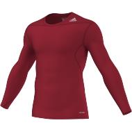 TF langærmet kompressionstrøje - rød tilbud
