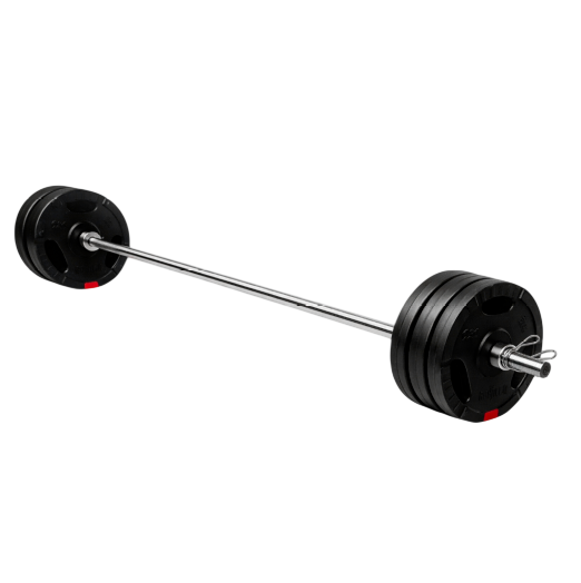 170 cm vægtstang stjerneluk + 70 kilo vægtskiver med greb