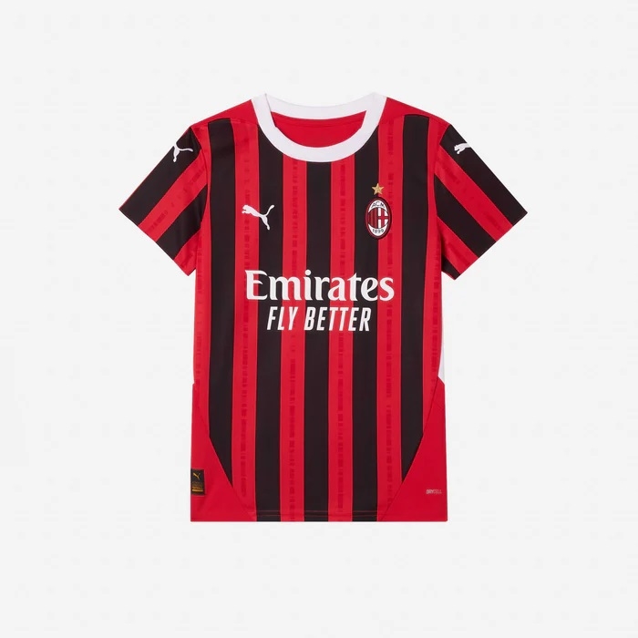 AC Milan hjemme trøje 2024/25 – Ungdomsmodel til fans