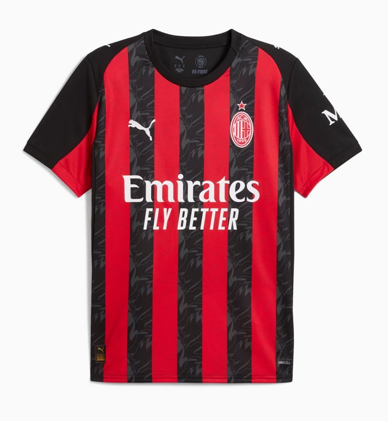 AC Milan hjemmebane trøje 2025/26 – officiel herre replika