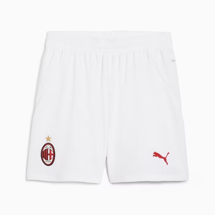 AC Milan hjemme shorts 2024/25 - ungdomsmodel på tilbud