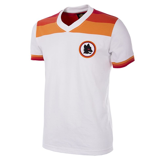 AS Roma 1978 - 79 Short Sleeve Retro Football Shirt-Small