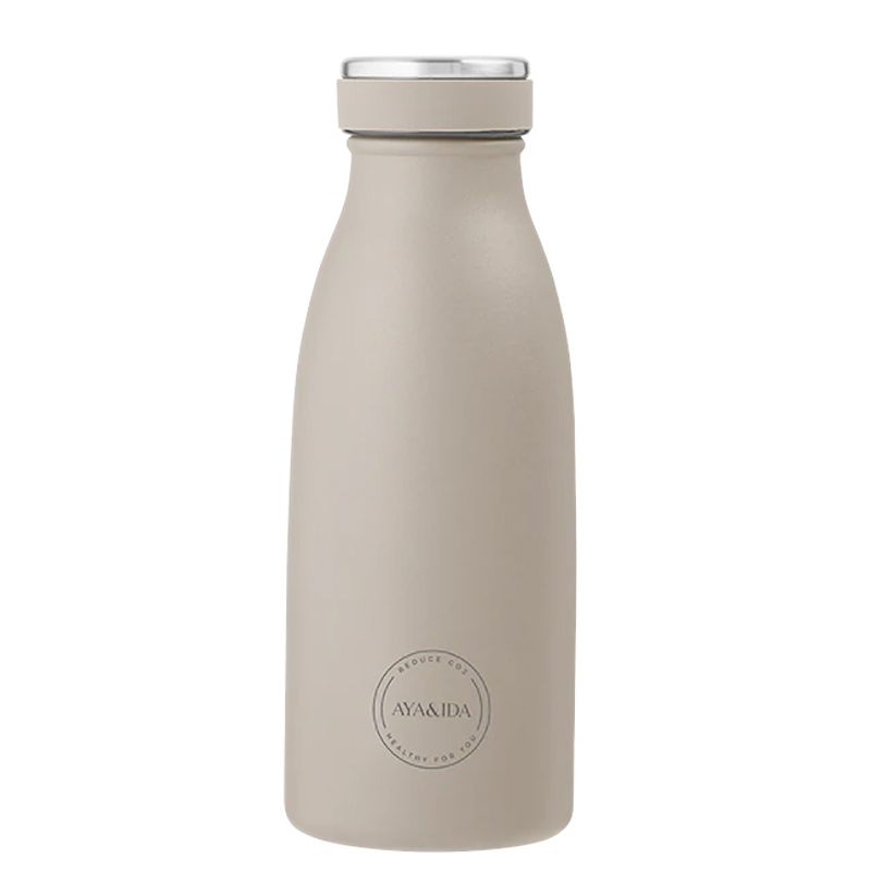 AYA&IDA Drikkeflaske 350 ml - Cream Beige Tilbud!
