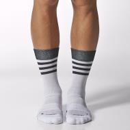 Adidas letvægts crew sokker - hvide tilbud!