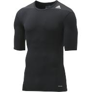 Adidas kompressionstrøje - sort på tilbud!