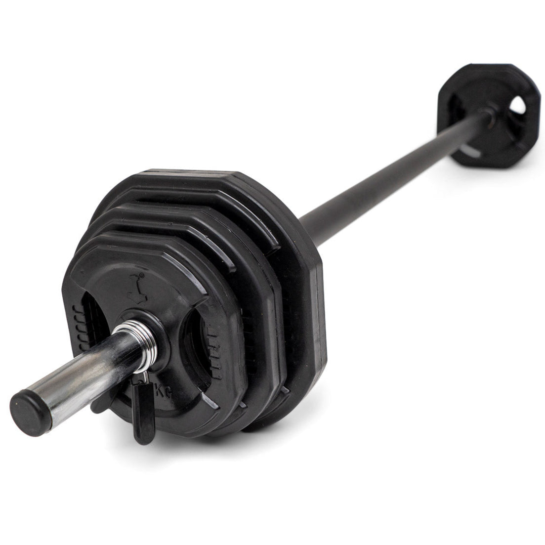 Aerobic vægtstang sæt 20 kg (Sort) - Fantastisk tilbud!