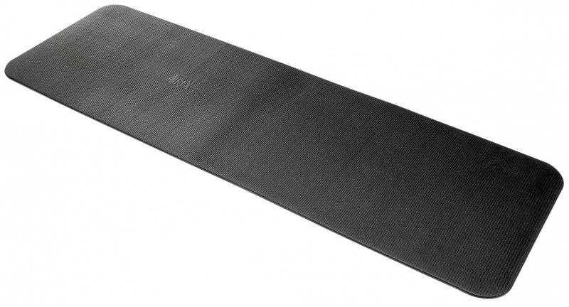 Airex FitLine træningsmåtte – Sort til hjemmebrug, 140 x 60 cm