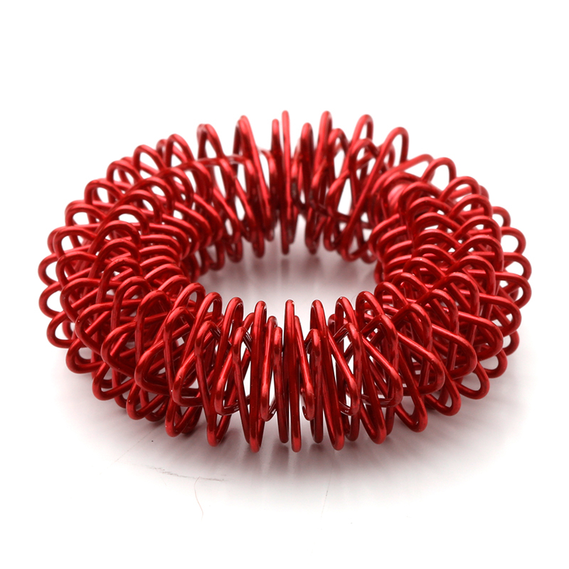 Akupressur Ringe / Finger Roller (Rød) – Uimodståeligt Tilbud!