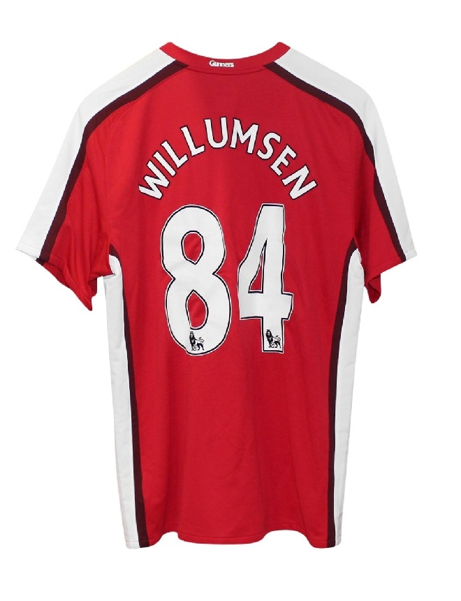Arsenal hjemme trøje 2008/10 - Willumsen 84 på tilbud