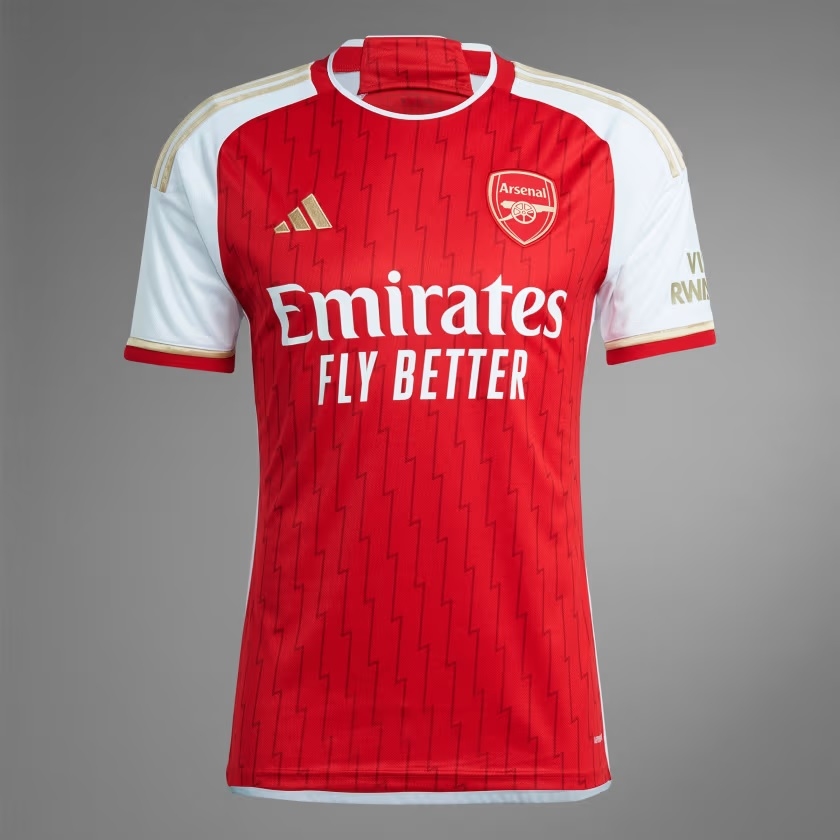 Arsenal Hjemme Trøje 2023/24 - Tilpasningsmuligheder til Mænd