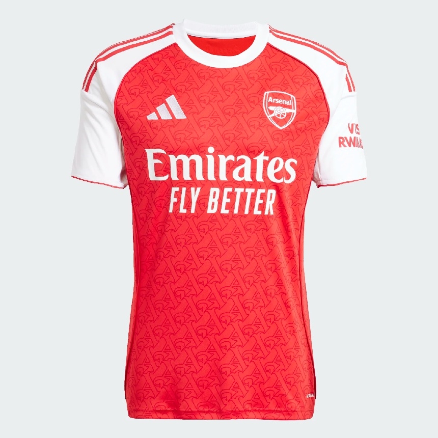 Arsenal hjemmebane trøje 2025/26 – mænds, tilpasset navn og nummer