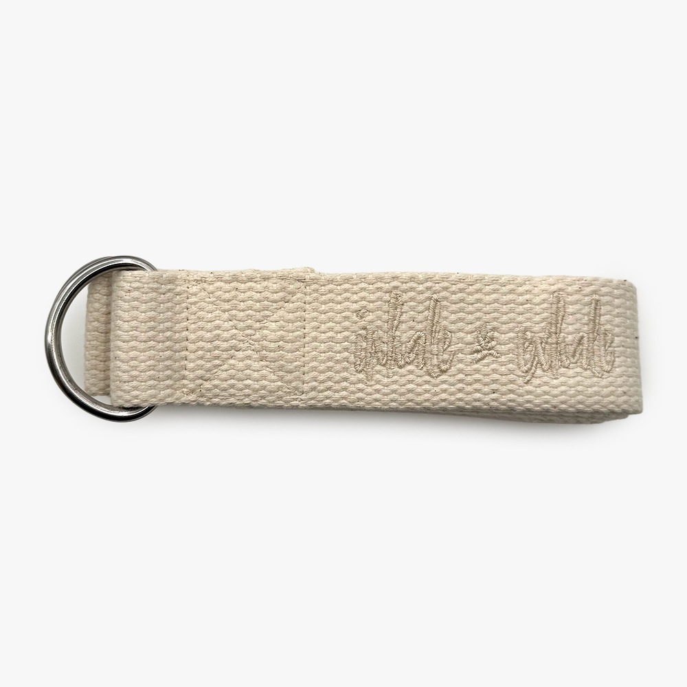 Asana økologisk yogabælte (Natur - 250 x 3,7 cm)