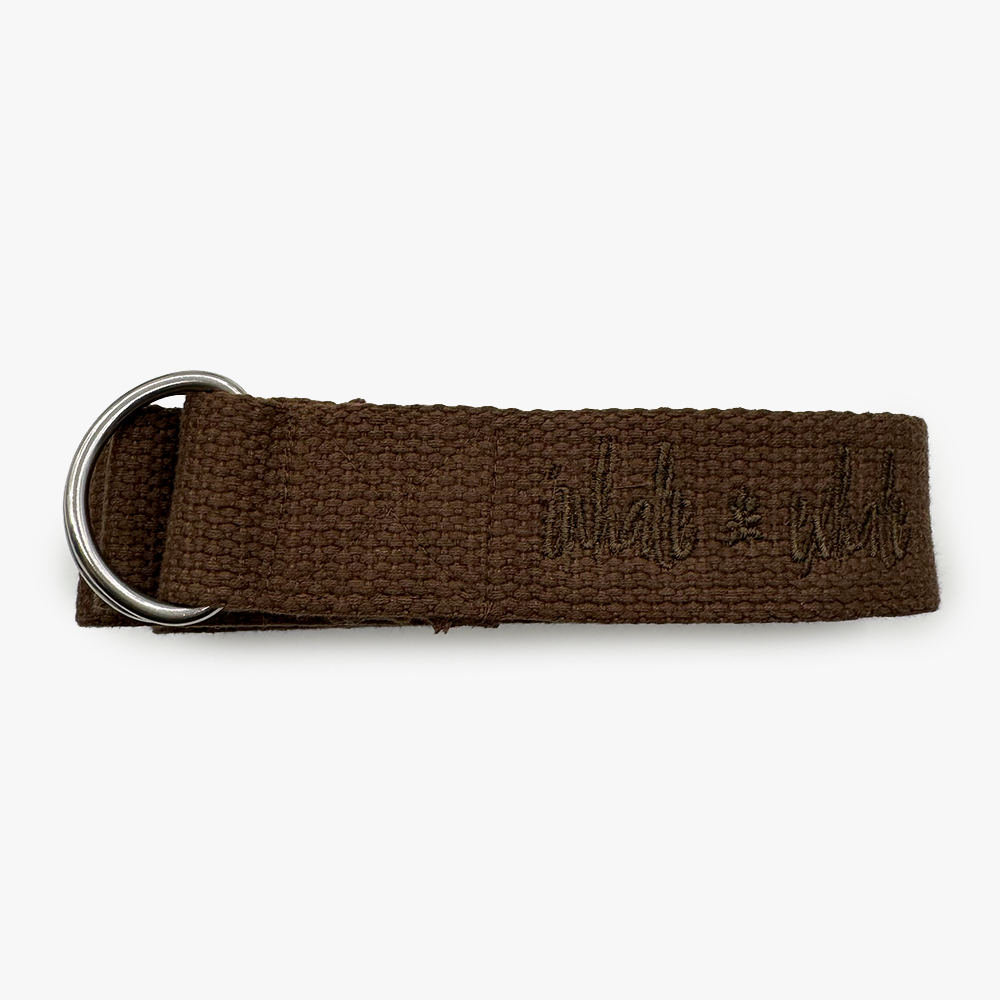 Asana yogabælte (Espresso - 3,7 cm)