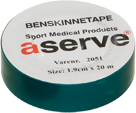 Aserve Benskinne Sportstape Grøn – Optimal støtte til sport
