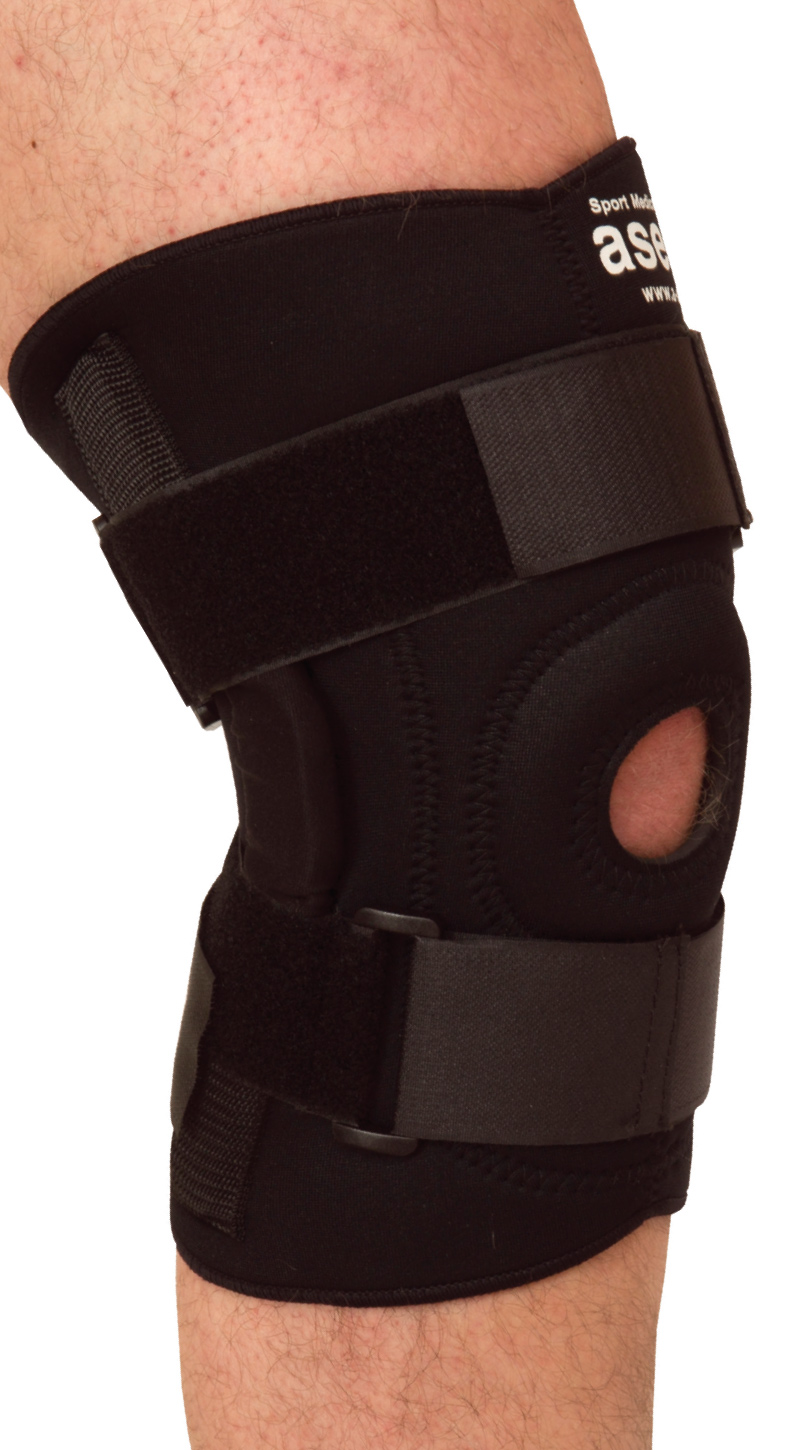 Aserve Knæbandage med Skinne - Optimal Støtte til Knæet