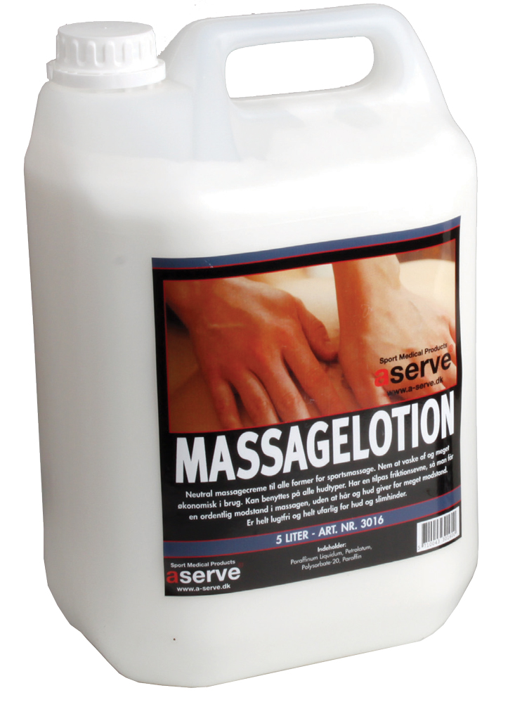 Aserve Massage Lotion 5 liter – Perfekt til sportsmassage