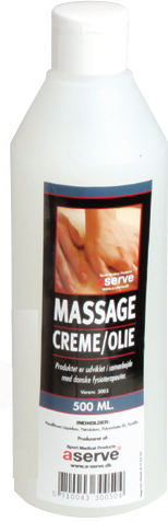 Aserve Massagecreme 500 ml – Effektiv Muskelpleje til Dig