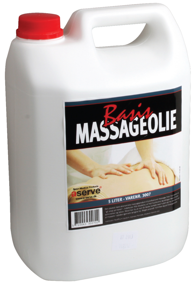 Aserve Massageolie Basis (5 liter) - Kvalitetsolie til massage