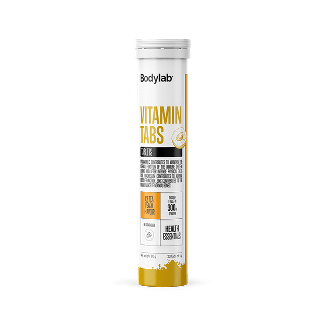 BODYLAB Vitamin Tabs - Is Te Fersken (20 stk)