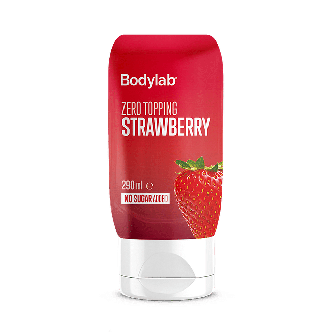 BODYLAB ZERO TOPPING - JORDBÆR UDEN SUKKER 290 ML
