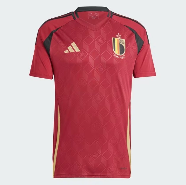 Belgisk Hjemmebane Trøje 2024/26 - Officiel EM Merchandise