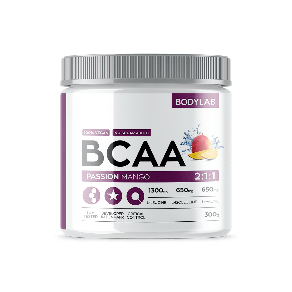 BodyLab BCAA Instant Passion Mango (300g) - Kosttilskud Tilbud