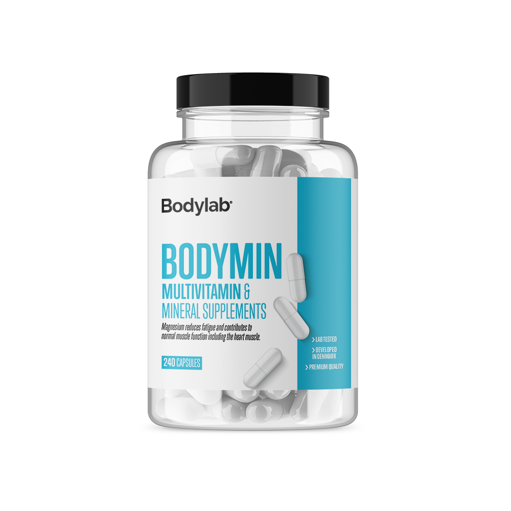 BodyLab Bodymin Vitamin- og Mineraltilskud (240 kapsler)