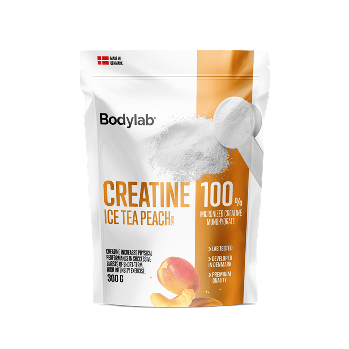BodyLab Kreatinpulver - Ice Tea Peach (300g) på tilbud!
