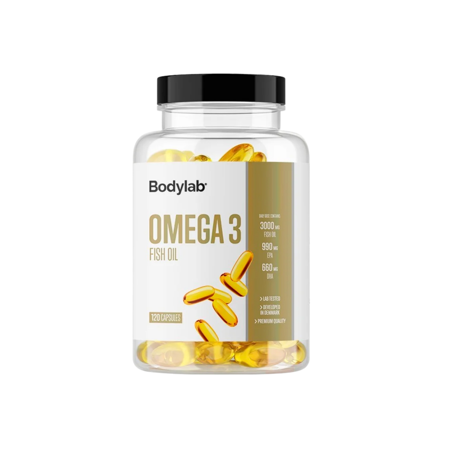 BodyLab Omega 3 Fiskeolie – Kosttilskud til Sundhed