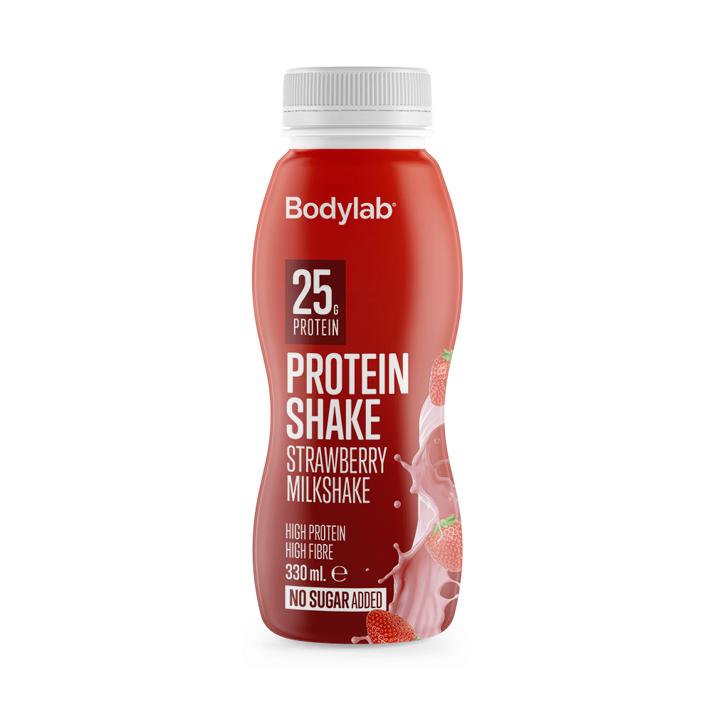 BodyLab Proteinshake - Lækker Jordbær Milkshake 330 ml