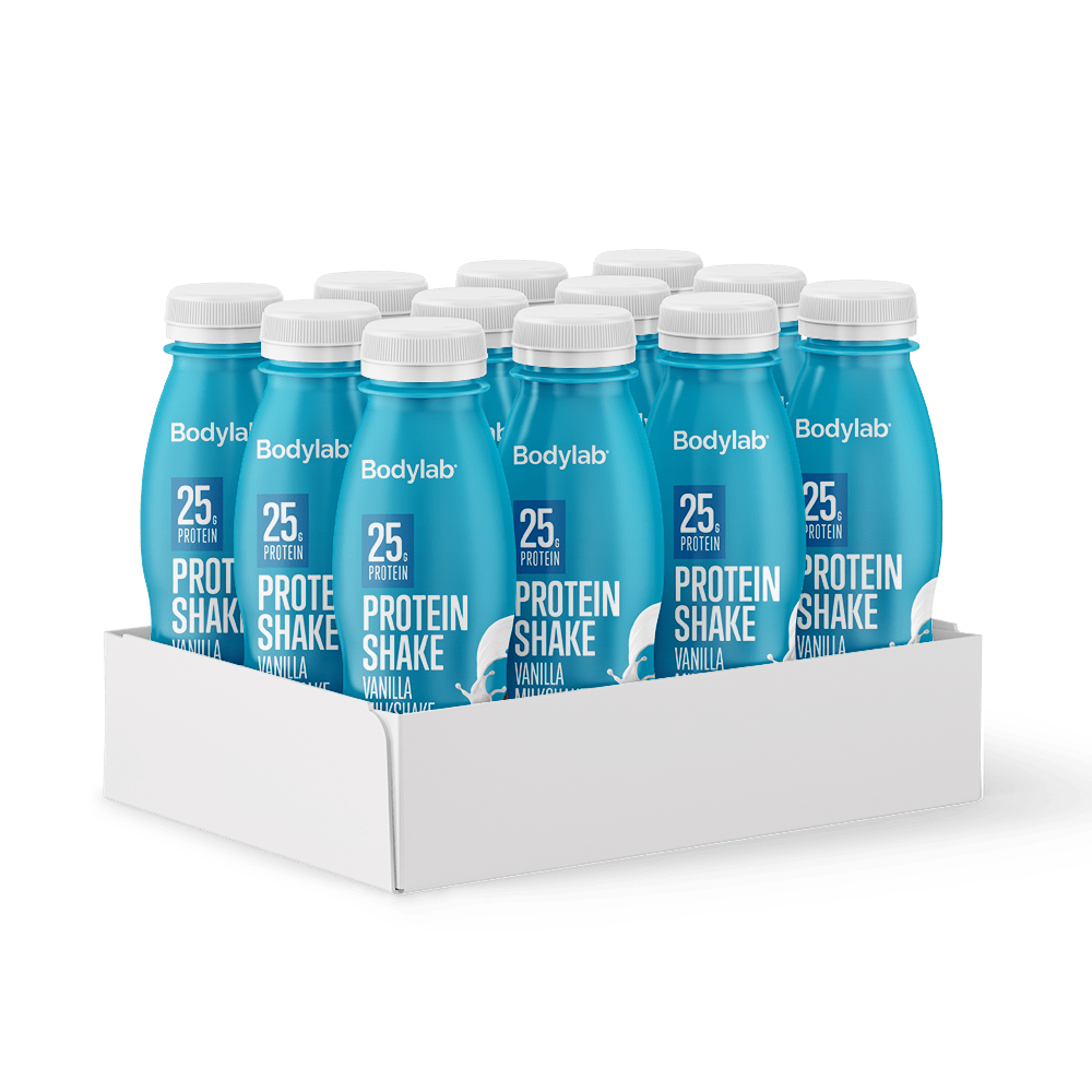 BodyLab Proteinshake – Vaniljemælkshake (12 x 330 ml)