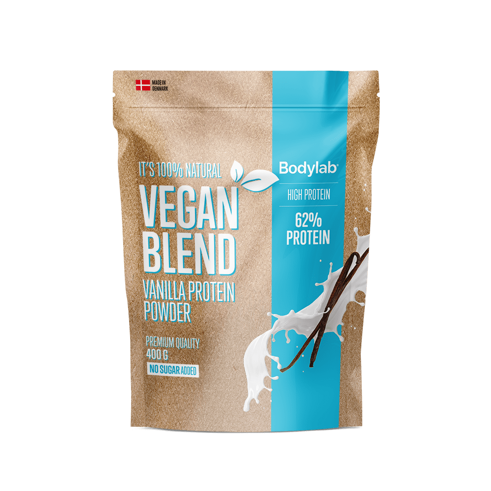 BodyLab Vegansk Proteinpulver Vanilje - 400g Tilbud