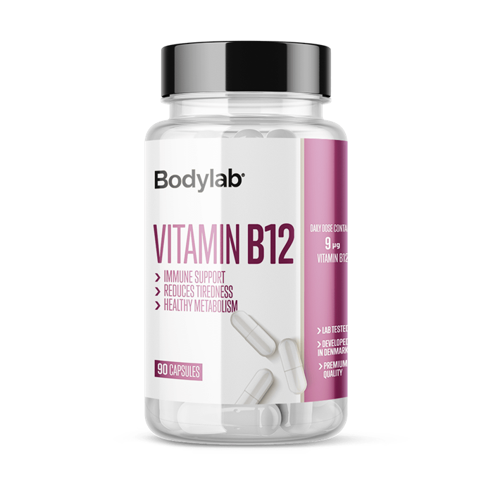 BodyLab Vitamin B12 - Boost dit velvære (90 kapsler)