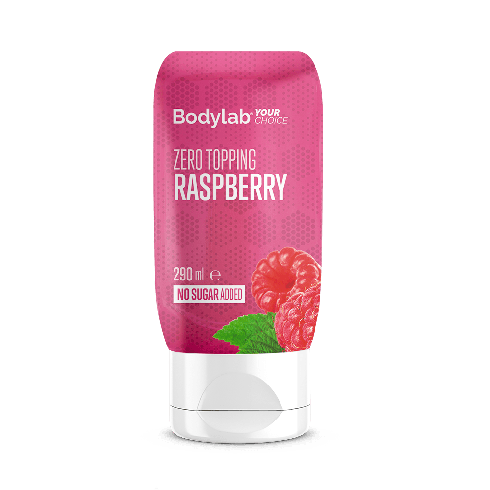 BodyLab Zero Topping Hindbær (290ml) – Fantastisk tilbud!