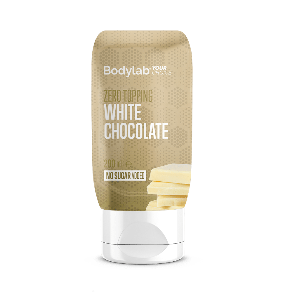 BodyLab Zero Topping Hvid Chokolade (290ml) - Tilbud!