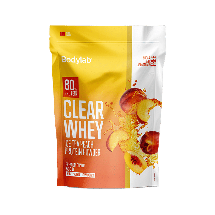 Bodylab Clear Whey (500 g) - Iste med Fersken Tilbud!