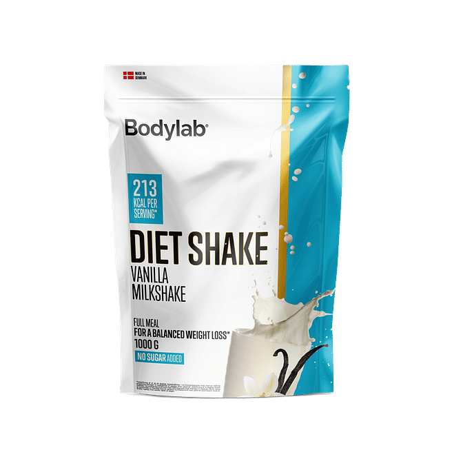 Bodylab Diet Shake (1 kg) - Vanilje Milkshake Tilbud