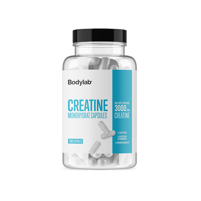Bodylab Kreatin Kapsler - Praktisk kosttilskud 180 stk.