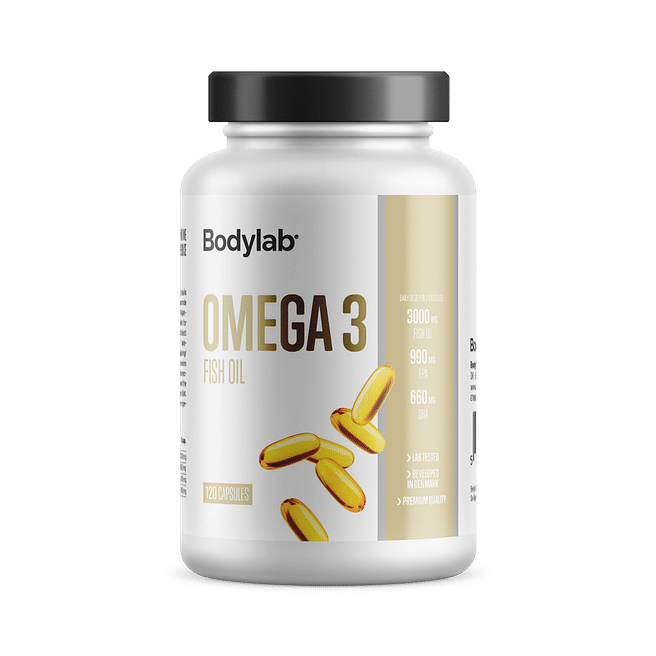 Bodylab Omega 3 (120 stk) - Kvalitets kosttilskud!