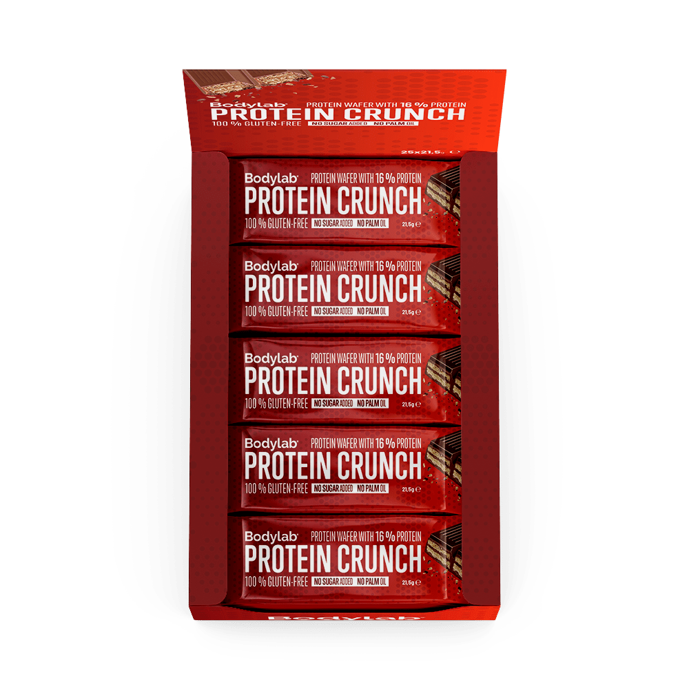 Bodylab Protein Crunch Bar – 25 stk. til super tilbud!