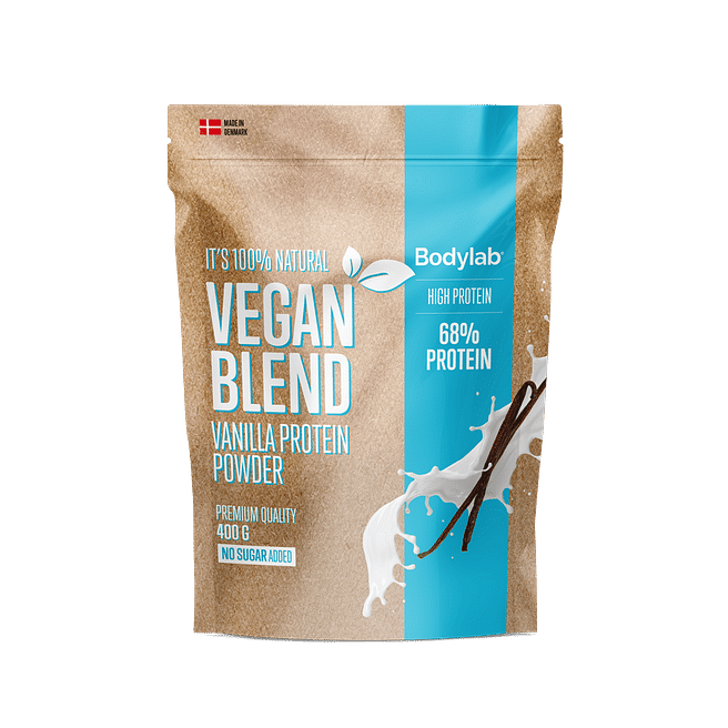 Bodylab Vegansk Proteinpulver - Vanilje (400 g)
