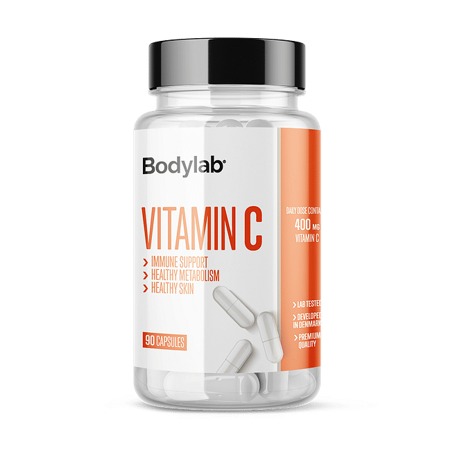 Bodylab C-vitamin (90 kapsler) - Styrk dit immunsystem!