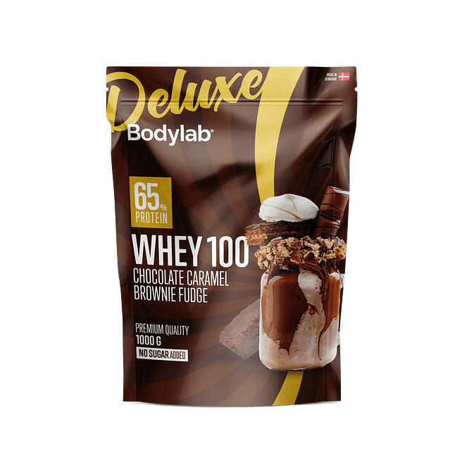 Bodylab Whey 100 Deluxe Chokolade Karamel (1000 g) på tilbud!