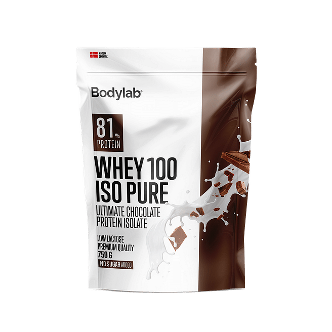 Bodylab Whey 100 ISO Pure (750 g) - Ren Chokolade Protein