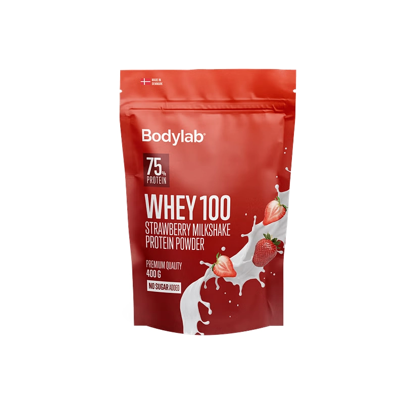 Bodylab -  Whey 100 Protein -   Milkshake - 400 g - Strawberry