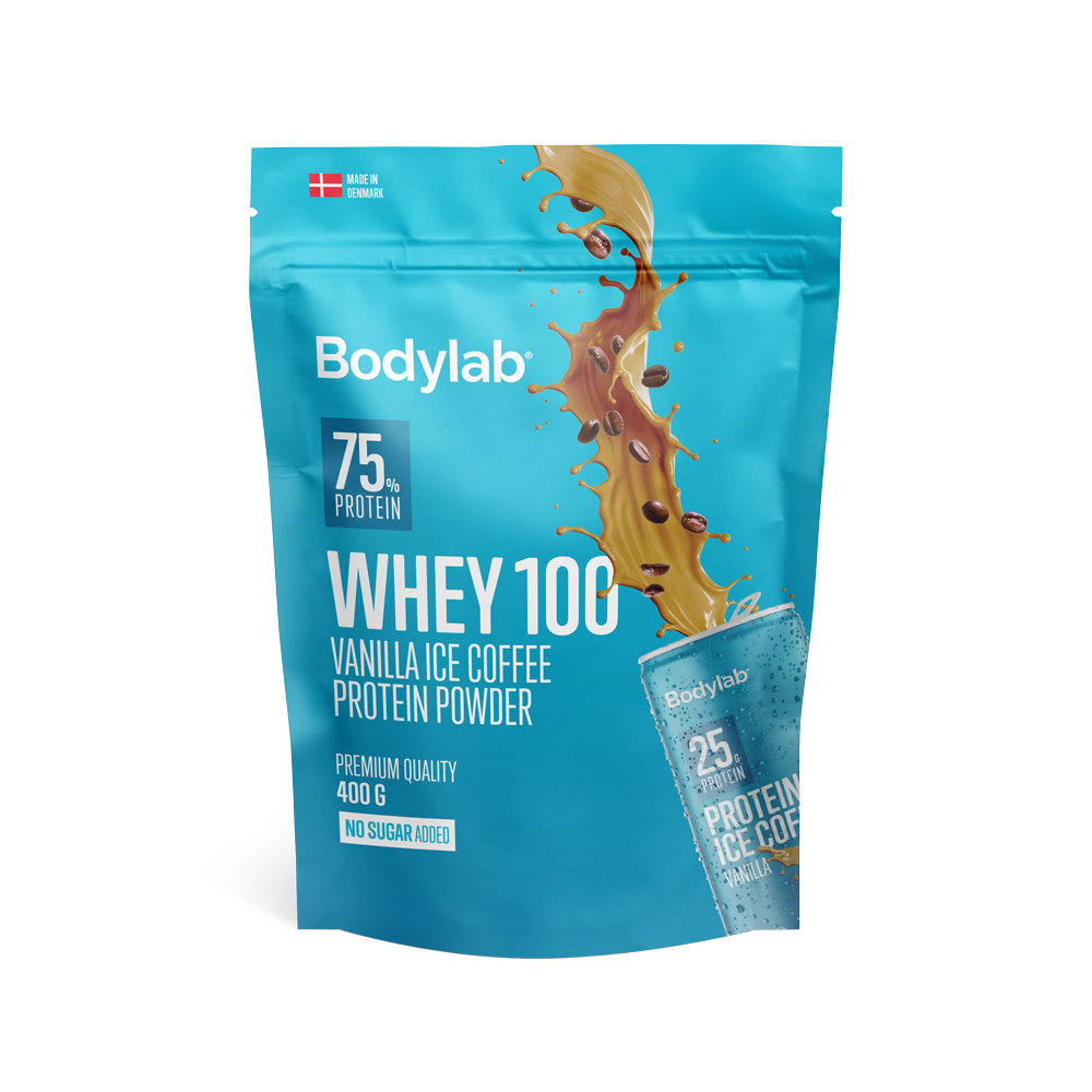 Bodylab Whey 100 Proteinpulver - Iskaffe (2,4kg)