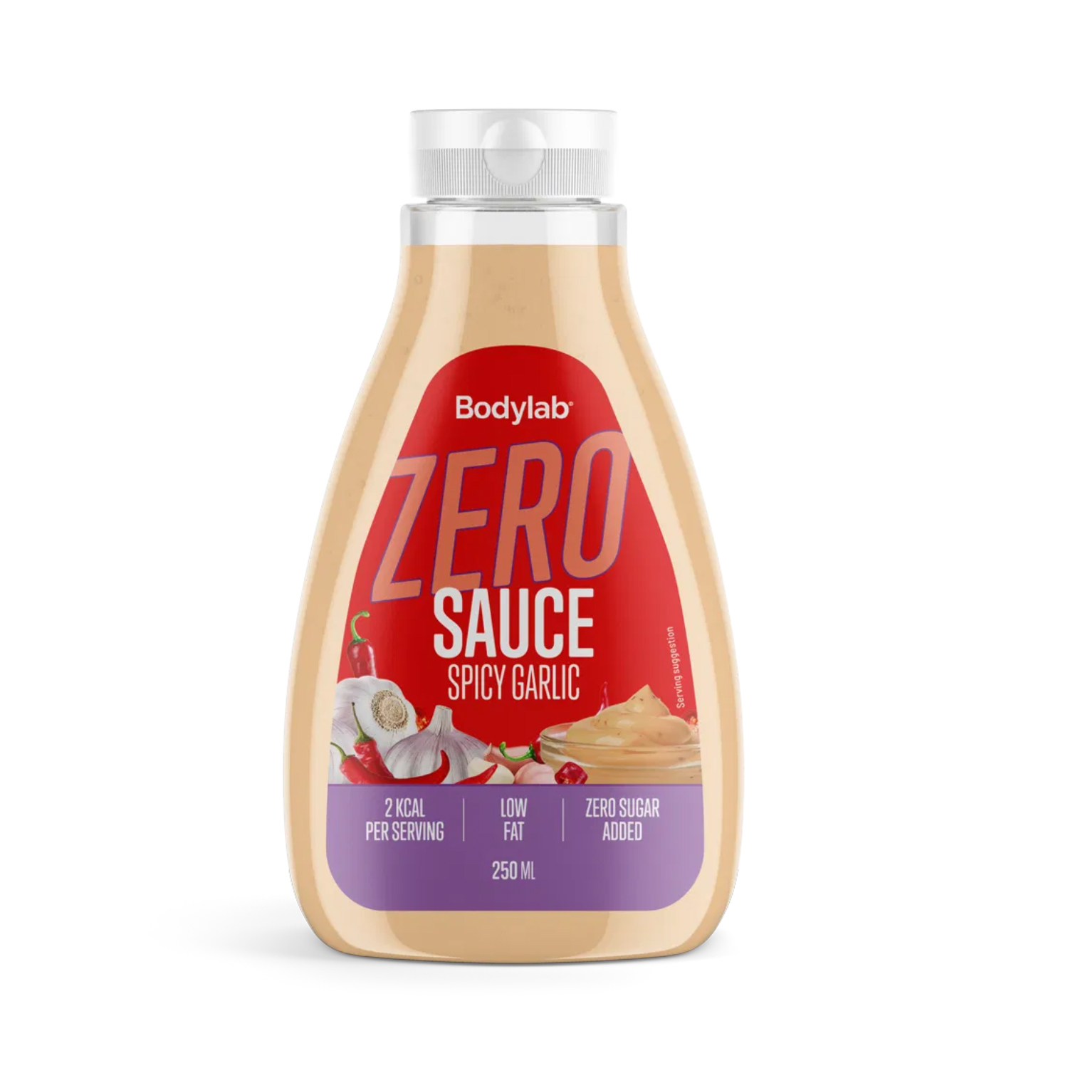 Bodylab Zero Sauce Spicy Garlic - Kaloriefri 250ml