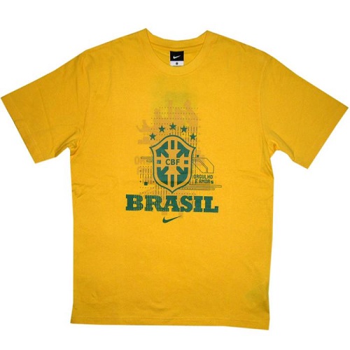 Brazil t-shirt World Cup 2010 - yellow - youth-YM